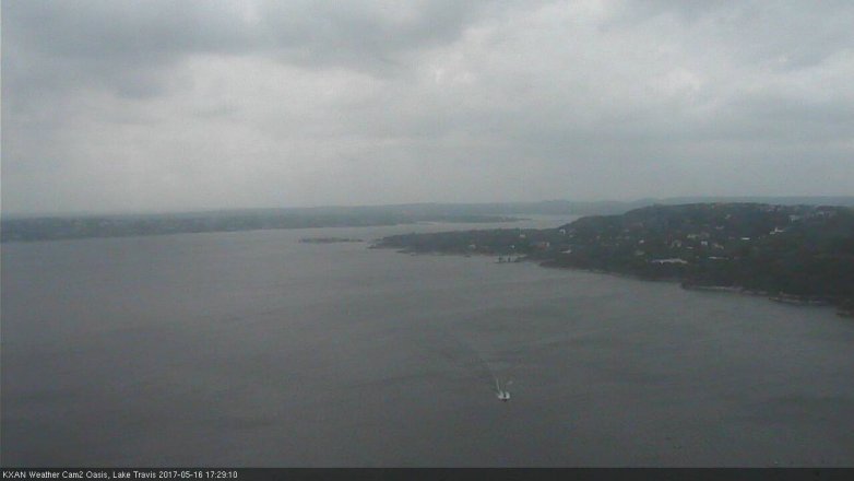 Lake Travis webcam, May 16, 2017 5:00 PM CT