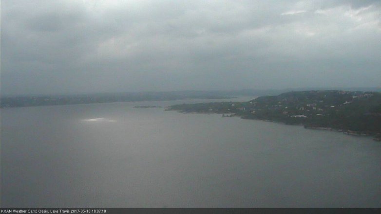 Lake Travis webcam, May 16, 2017 5:35 PM CT