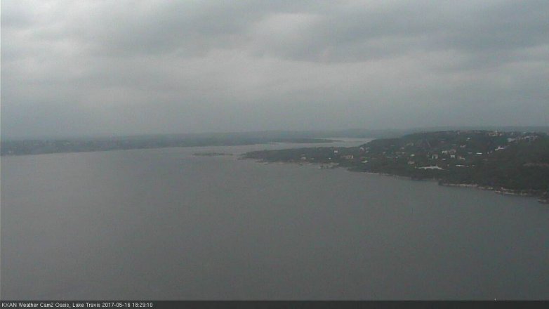 Lake Travis webcam, May 16, 2017 5:45 PM CT