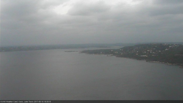 Lake Travis webcam, May 16, 2017 5:50 PM CT
