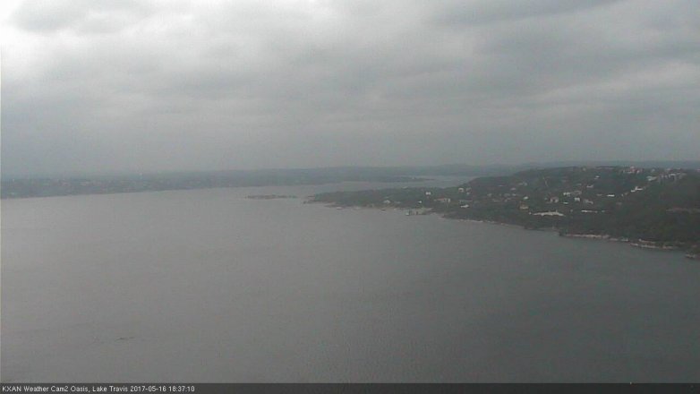 Lake Travis webcam, May 16, 2017 6:10 PM CT