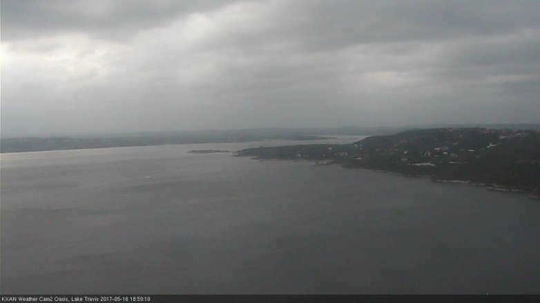 Lake Travis webcam, May 16, 2017 6:15 PM CT