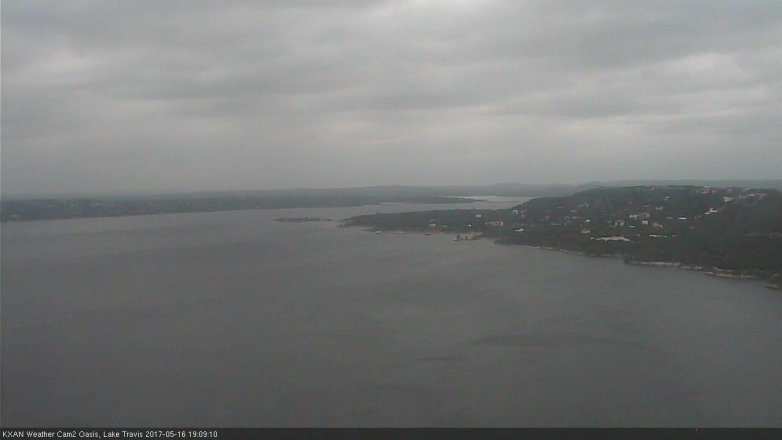 Lake Travis webcam, May 16, 2017 6:25 PM CT