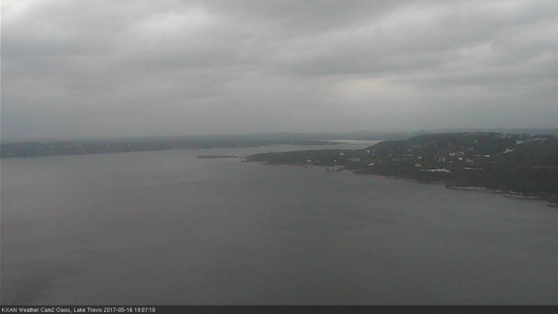 Lake Travis webcam, May 16, 2017 6:30 PM CT