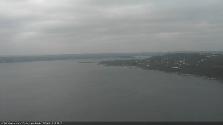 Lake Travis webcam, May 16, 2017 6:50 PM CT