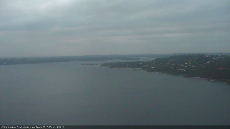 Lake Travis webcam, May 16, 2017 7:05 PM CT