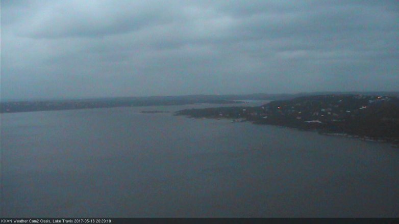 Lake Travis webcam, May 16, 2017 7:35 PM CT