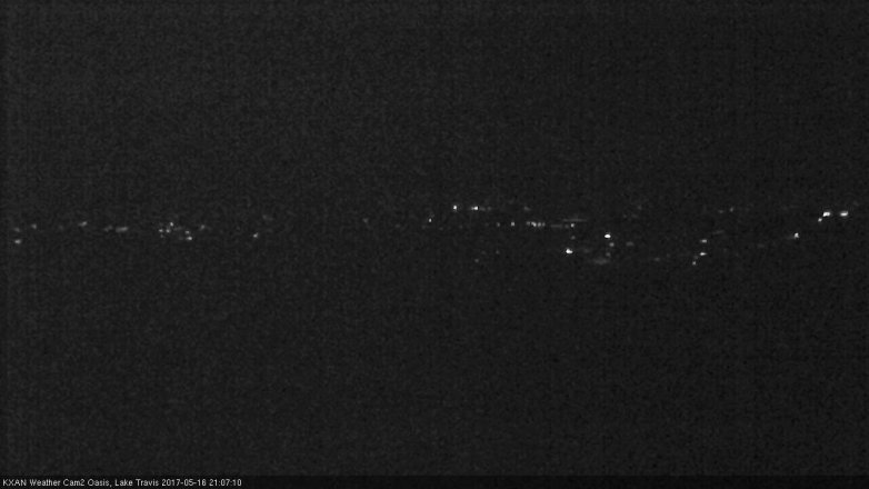 Lake Travis webcam, May 16, 2017 8:15 PM CT