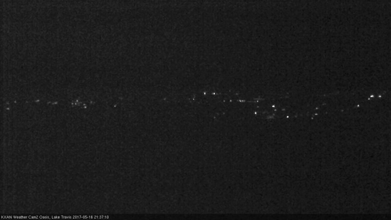 Lake Travis webcam, May 16, 2017 8:45 PM CT