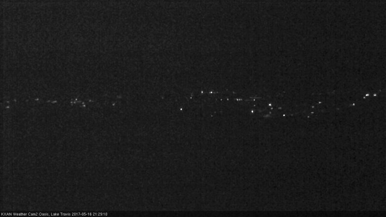 Lake Travis webcam, May 16, 2017 9:00 PM CT