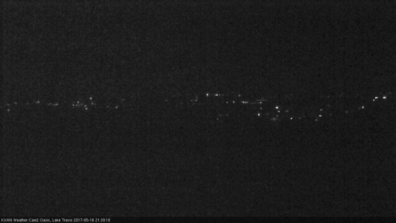 Lake Travis webcam, May 16, 2017 9:10 PM CT