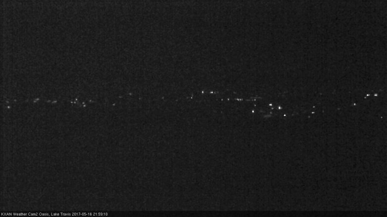 Lake Travis webcam, May 16, 2017 9:20 PM CT