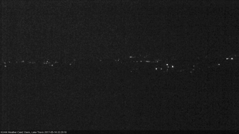 Lake Travis webcam, May 16, 2017 9:40 PM CT