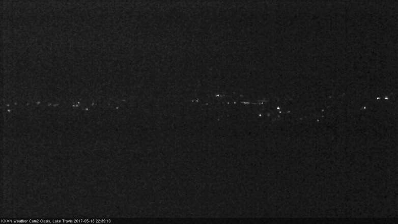 Lake Travis webcam, May 16, 2017 9:50 PM CT