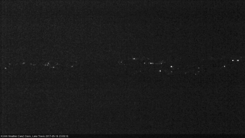Lake Travis webcam, May 16, 2017 10:35 PM CT