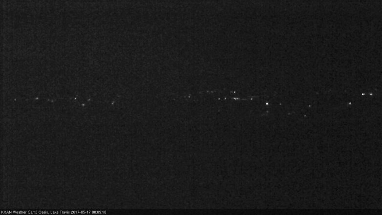 Lake Travis webcam, May 16, 2017 11:30 PM CT