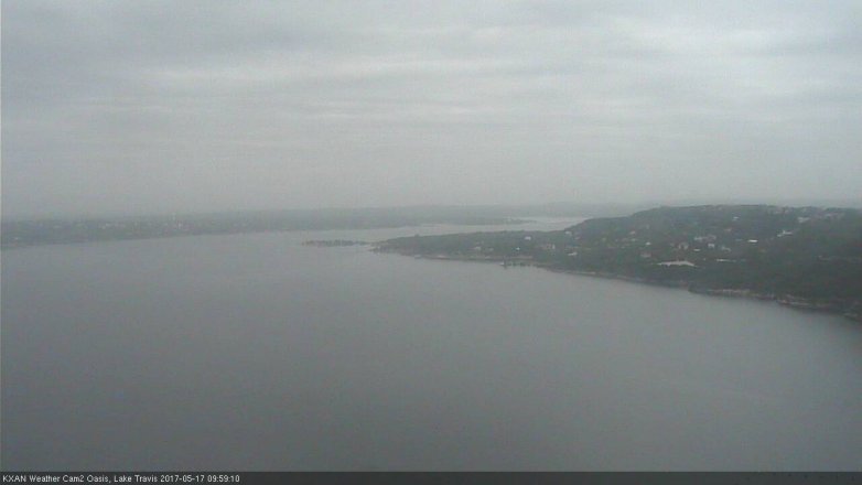 Lake Travis webcam, May 17, 2017 9:20 AM CT
