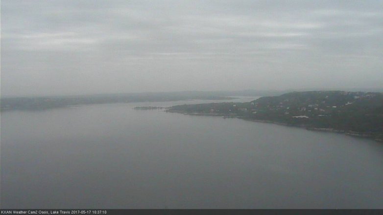 Lake Travis webcam, May 17, 2017 10:00 AM CT