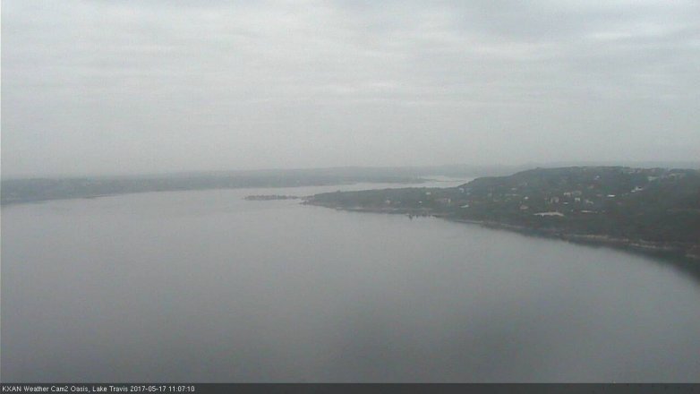 Lake Travis webcam, May 17, 2017 10:25 AM CT