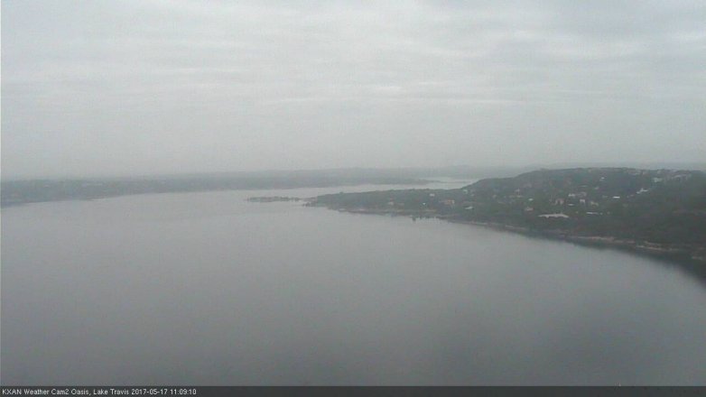 Lake Travis webcam, May 17, 2017 10:40 AM CT