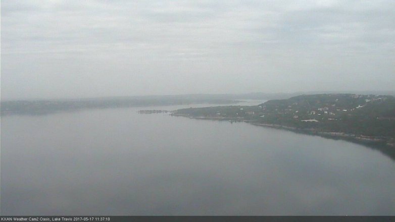 Lake Travis webcam, May 17, 2017 11:00 AM CT
