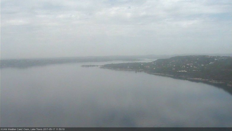 Lake Travis webcam, May 17, 2017 11:30 AM CT
