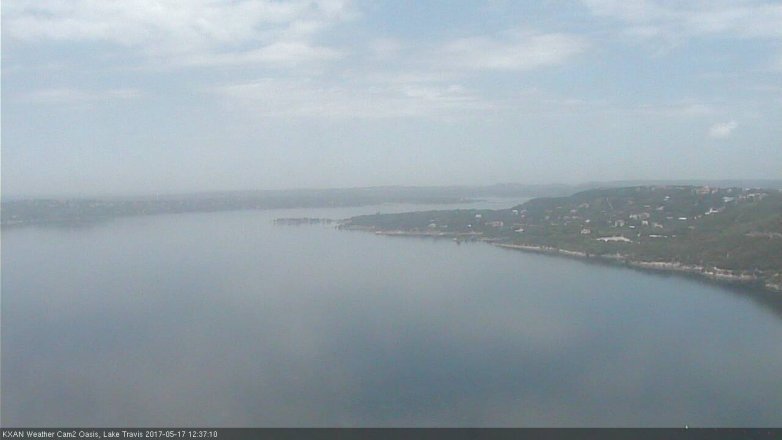 Lake Travis webcam, May 17, 2017 12:05 PM CT