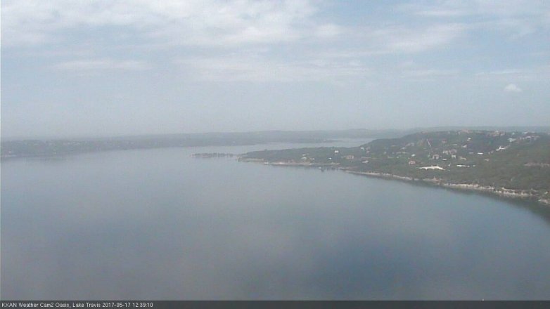 Lake Travis webcam, May 17, 2017 12:10 PM CT