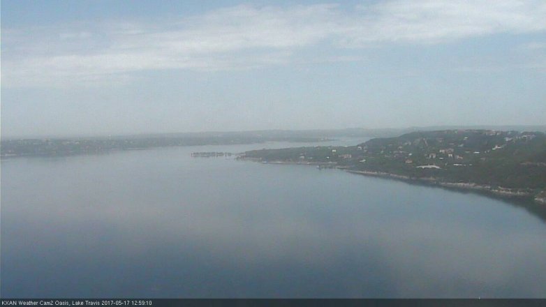 Lake Travis webcam, May 17, 2017 12:25 PM CT