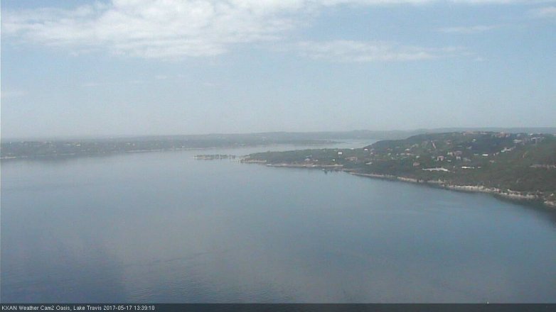 Lake Travis webcam, May 17, 2017 1:05 PM CT