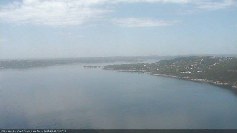 Lake Travis webcam, May 17, 2017 1:10 PM CT