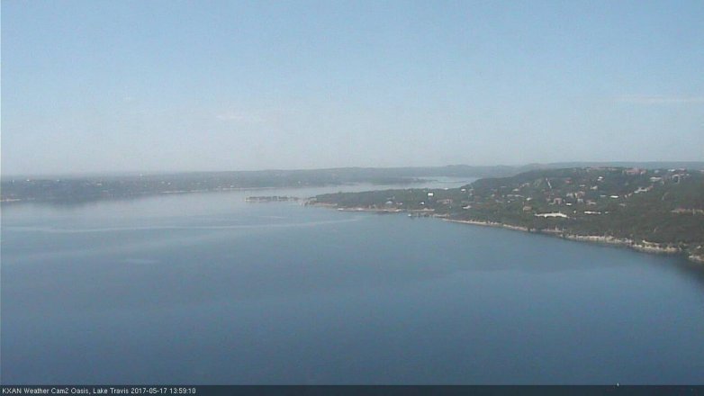 Lake Travis webcam, May 17, 2017 1:25 PM CT