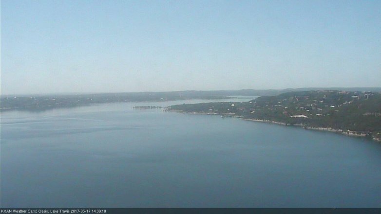 Lake Travis webcam, May 17, 2017 1:50 PM CT