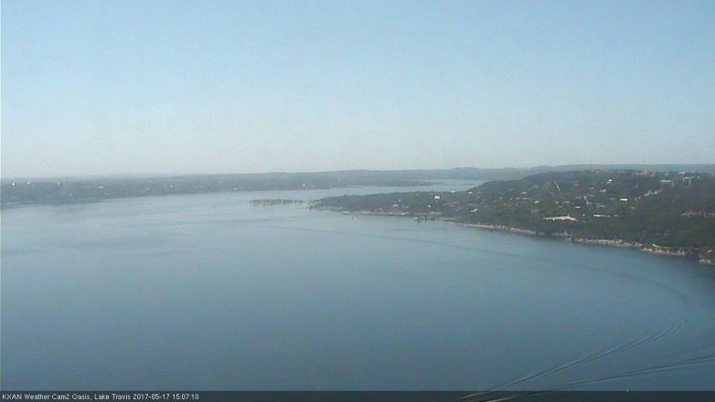 Lake Travis webcam, May 17, 2017 2:20 PM CT