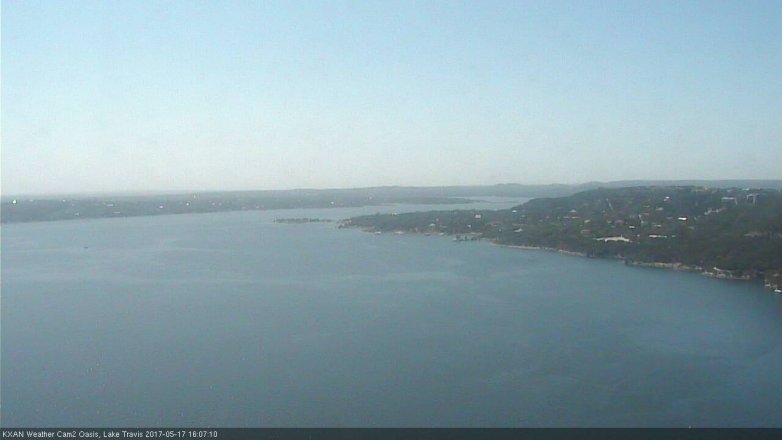 Lake Travis webcam, May 17, 2017 3:15 PM CT