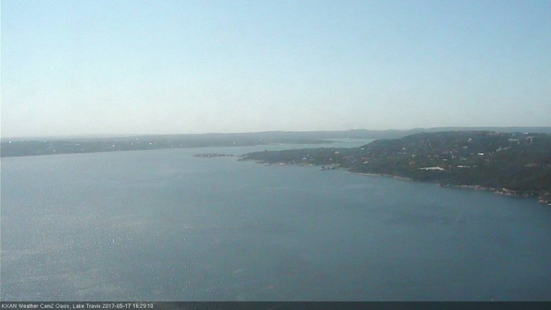Lake Travis webcam, May 17, 2017 3:35 PM CT