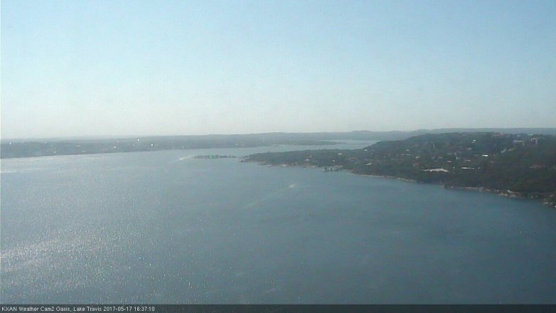 Lake Travis webcam, May 17, 2017 3:50 PM CT