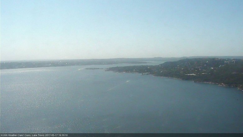 Lake Travis webcam, May 17, 2017 4:10 PM CT