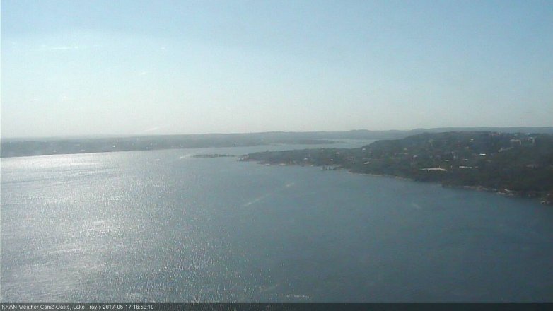 Lake Travis webcam, May 17, 2017 4:15 PM CT