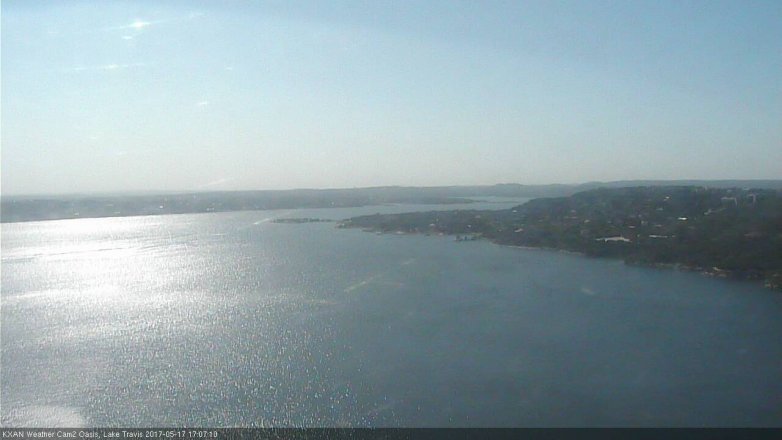 Lake Travis webcam, May 17, 2017 4:20 PM CT