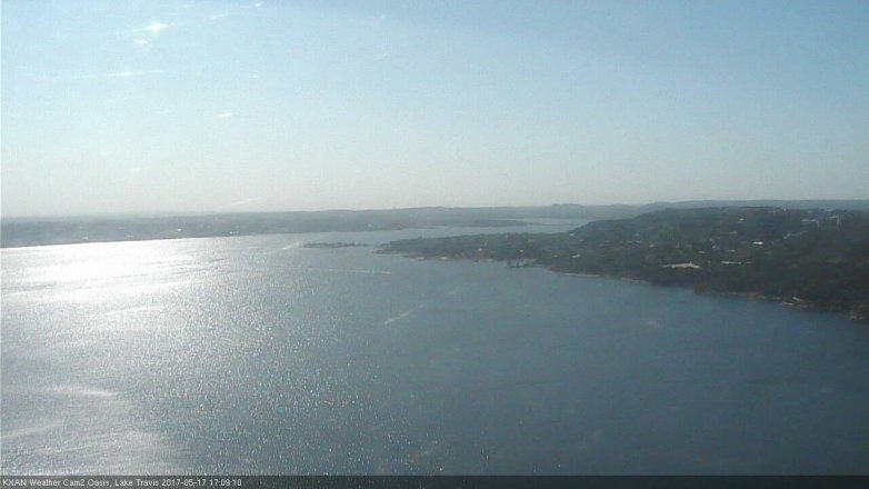 Lake Travis webcam, May 17, 2017 4:40 PM CT