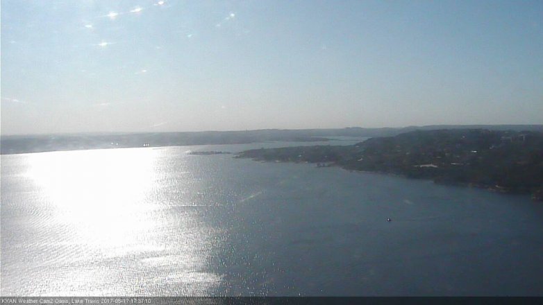 Lake Travis webcam, May 17, 2017 4:45 PM CT
