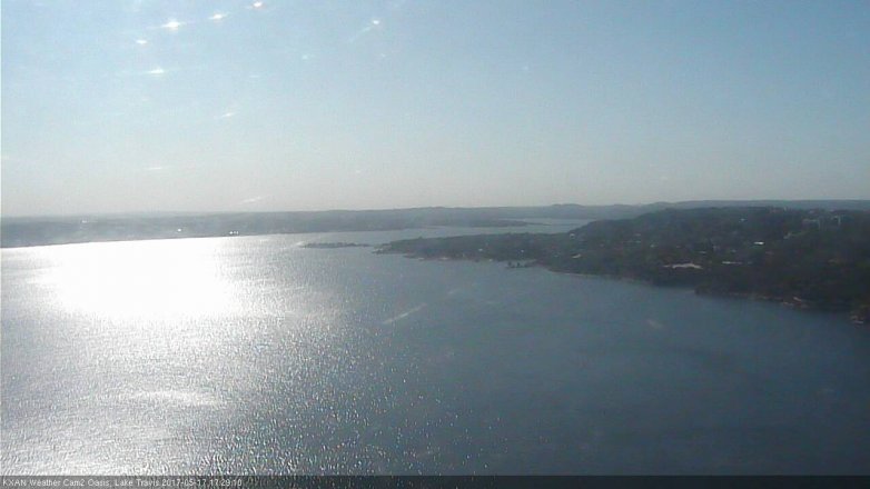 Lake Travis webcam, May 17, 2017 5:00 PM CT