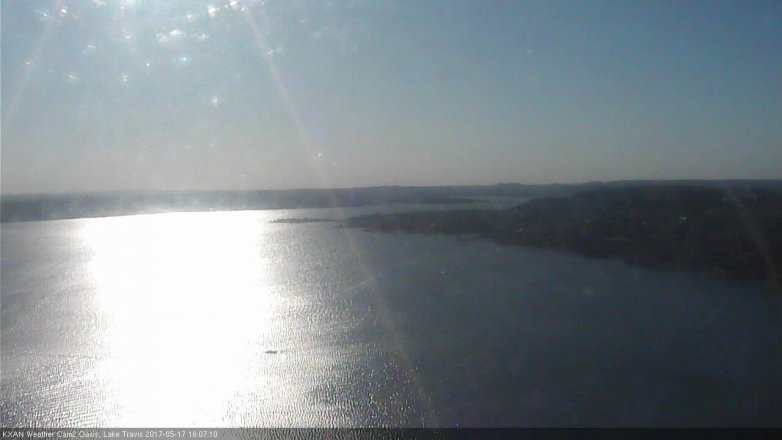 Lake Travis webcam, May 17, 2017 5:25 PM CT