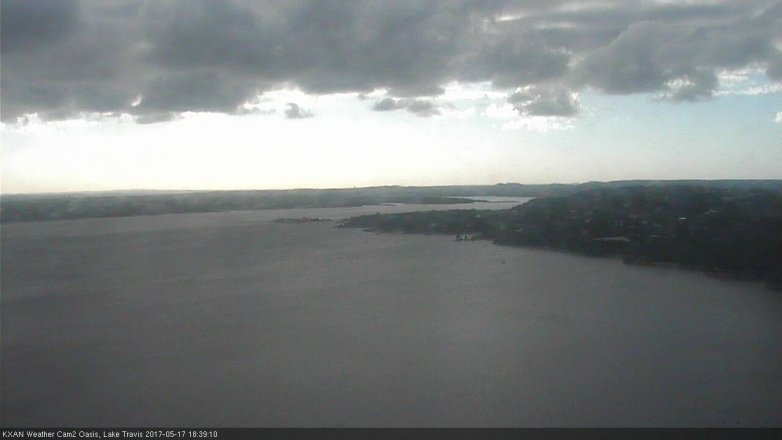 Lake Travis webcam, May 17, 2017 5:50 PM CT