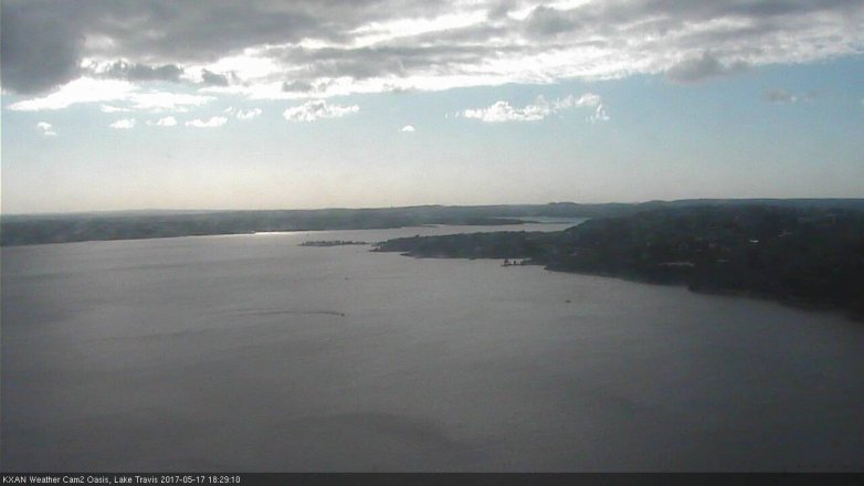 Lake Travis webcam, May 17, 2017 5:55 PM CT