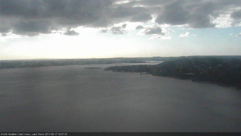 Lake Travis webcam, May 17, 2017 6:05 PM CT