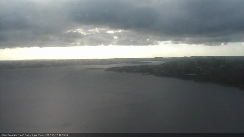 Lake Travis webcam, May 17, 2017 6:10 PM CT