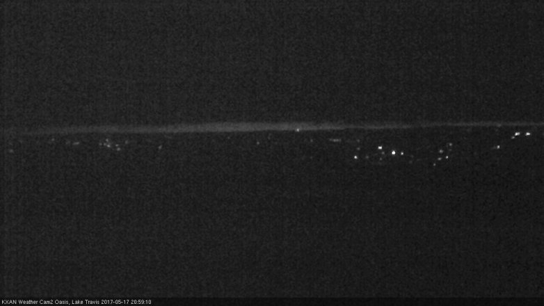 Lake Travis webcam, May 17, 2017 8:20 PM CT