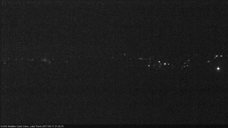 Lake Travis webcam, May 17, 2017 8:45 PM CT